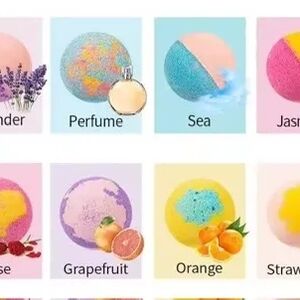Colorful Bath Bomb Set Of 4